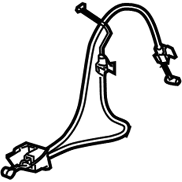 BMW 51-24-7-201-606 Bowden Cable, Emergency Unlocking