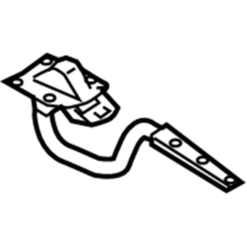 BMW 41-62-7-111-388 Right Trunk Lid Hinge