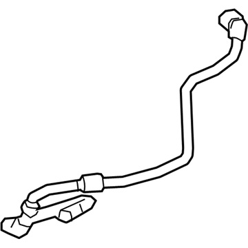 BMW 17-12-7-555-634 Coolant Return Line