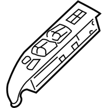 Hyundai 93570-4D000-CS Power Window Main Switch Assembly