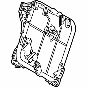 Lexus 71017-78070 FRAME SUB-ASSY, RR S