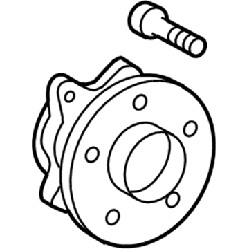 Lexus 43550-50062 Front Axle Hub Sub-Assembly, Left