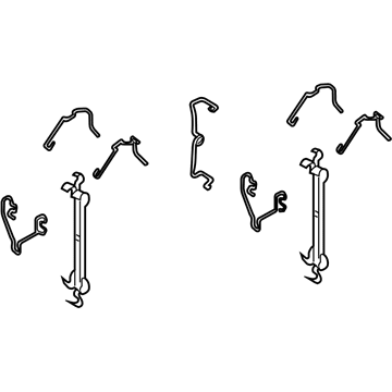 Lexus 04947-50130 Fitting Kit, Disc Brake, Front