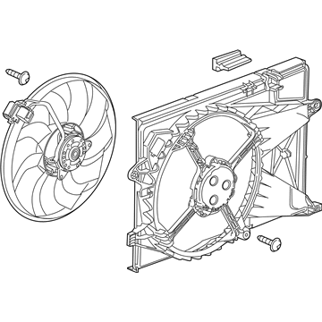 GM 95391501 Fan Assembly