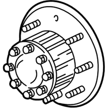 Ford BC3Z-1109-A Rear Hub