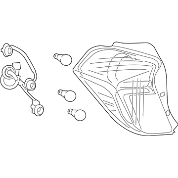 GM 42351793 Lamp, Rear Stop