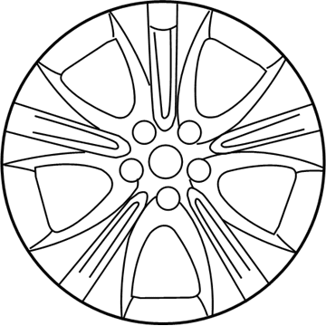 Hyundai 52910-3Q250 17 Inch Alloy Wheel