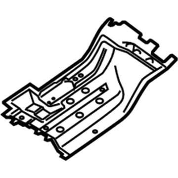 Nissan 74515-EA830 Reinforce Assembly-Rear Floor