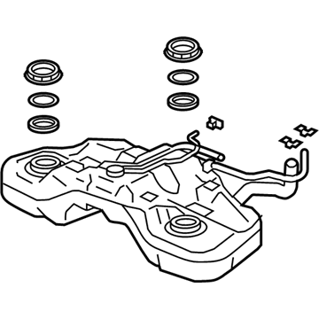 Acura 17044-TP7-A10 Set, Fuel Tank