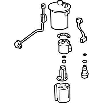 Lexus 77020-75050 Tube Assy, Fuel Suction W/Pump & Gage