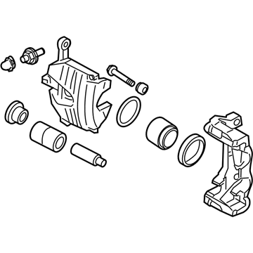 Infiniti 41001-JK00A CALIPER Assembly-Front RH, W/O Pads Or SHIMS