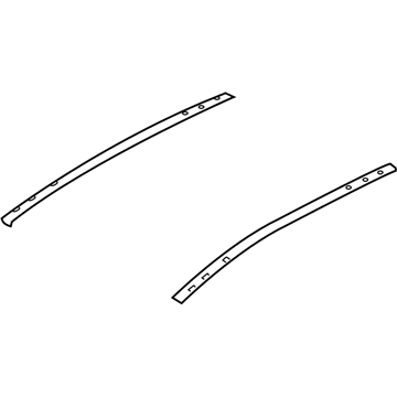 Hyundai 87235-D3000 Moulding-Roof No.1, LH