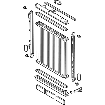 Toyota 16400-0F060 Radiator Assembly