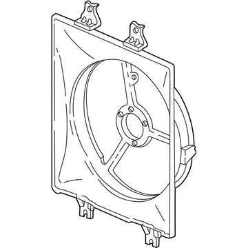 Honda 38615-P8F-A00 Shroud, Air Conditioner