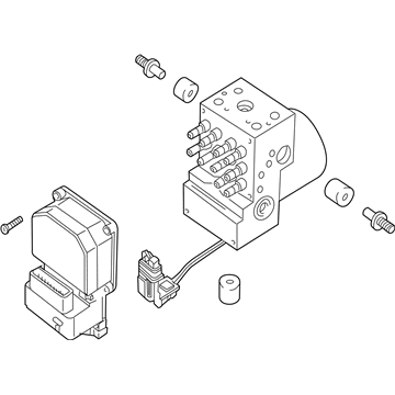 GM 92155958 Brake Pressure Modulator Valve (W/Electronic Brake Control Module)