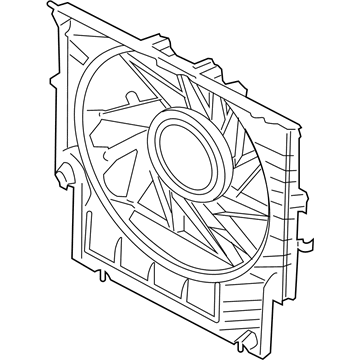 BMW 17-42-7-560-768 Fan Shroud