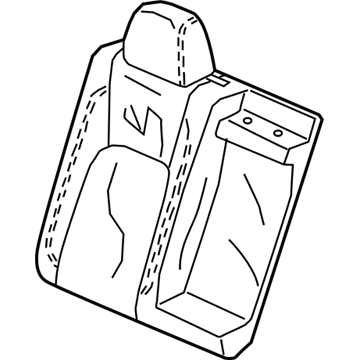 Honda 82121-TRW-A01ZA Trim Cover R (White Ivory)