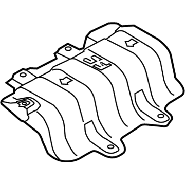 Hyundai 28795-2V100 Panel-Heat Protector, Rear