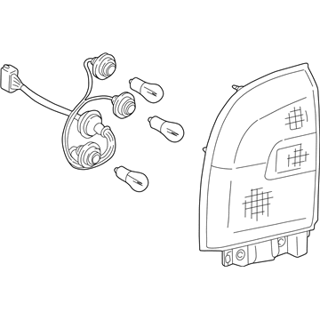 Toyota 81550-42030 Tail Lamp Assembly