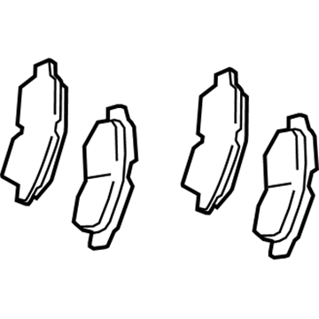 Lexus 04465-07010 Disc Brake Pad Kit