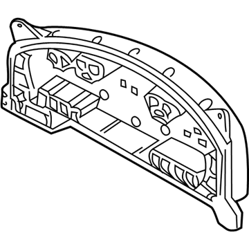 Ford XF1Z-10848-BA Cluster Housing