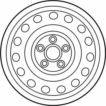 Kia 529102T300 Wheel Assembly-Temporary