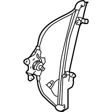 Nissan 80721-4Z810 Regulator Assembly - Door Window, LH