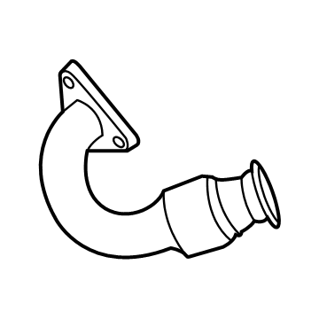 Ford LC3Z-9G437-B Exhaust Pipe