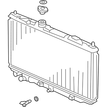 Honda 19010-RCA-A53 Radiator (Denso)