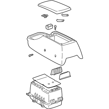 Toyota 58901-0C010-E2 Console Assembly