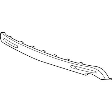 Acura 04716-TL7-A90ZB Face, Rear Bumper (Lower) (Avant-Garde Gray)