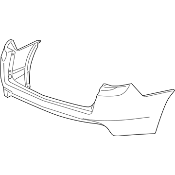 Acura 04715-TL7-A90ZZ Face, Rear Bumper (Dot)