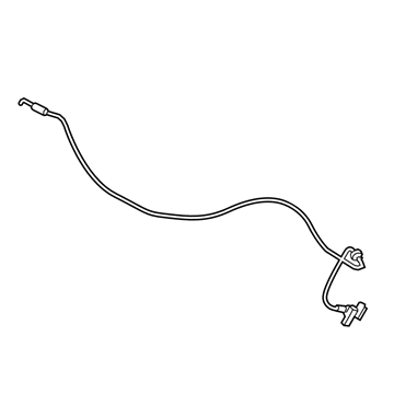 Honda 74130-SNA-A01ZB Wire Assembly, Hood (Pearl Ivory)