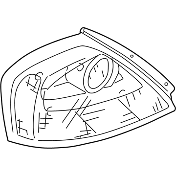 Infiniti 26554-AR001 Body Assembly - Combination Lamp, RH