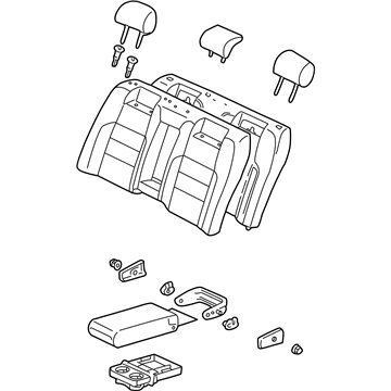 Lexus 70140-30010-A1 Back Assembly, Rear Seat
