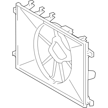 Toyota 16711-F2140 Fan Shroud