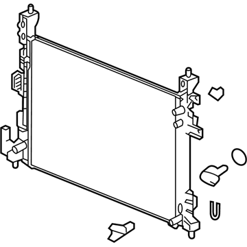 GM 42566071 Radiator Assembly