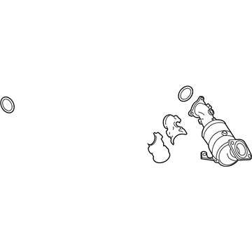 GM 12673972 Converter & Pipe