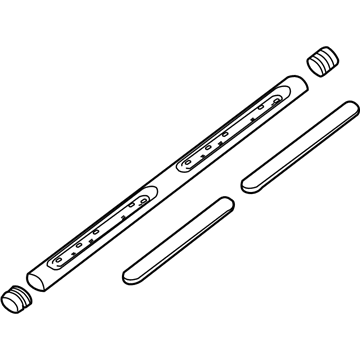 Nissan 96101-ZP60A Frontier Cc Step Rail Service LH Side