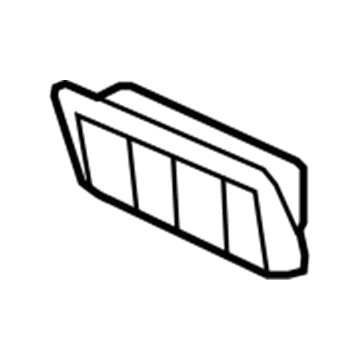 Hyundai 93310-2B000-HZ Bezel-Lower Crash Pad Switch Mounting