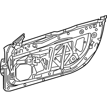 Lexus 67015-11020 Panel Sub-Assembly, Front Door Inside