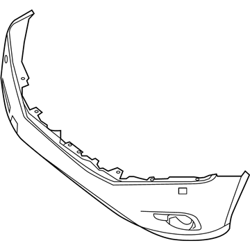 Nissan 62022-3KA0H Front Bumper Cover