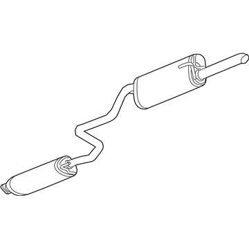 GM 42342261 Muffler & Pipe