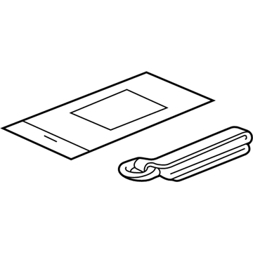Honda 89335-TP6-A00 Belt, Tire Fastener