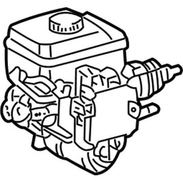 Lexus 47050-60042 Brake Booster Assy, W/Master Cylinder