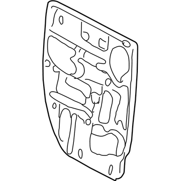 Mopar 55276171AF Shield-Rear Door