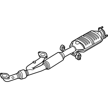 Kia 286103F430 Front Muffler Assembly