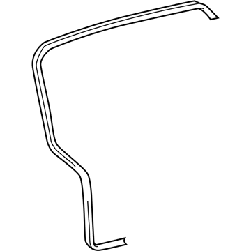 Lexus 67881-48010 Weatherstrip, Back Door