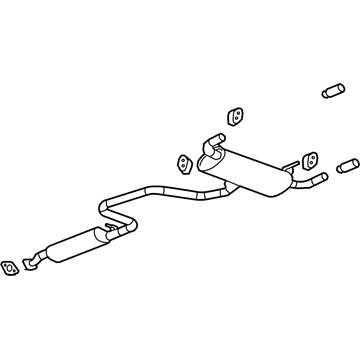 GM 25922925 Muffler & Pipe