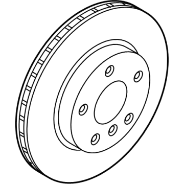 BMW 34-10-6-888-686 BRAKE DISC, VENTILATED